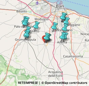 Mappa Via Francesco Caiati, 70028 Sannicandro di Bari BA, Italia (6.75294)