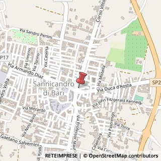 Mappa Corso Vittorio Emanuele III, 50, 70028 Sannicandro di Bari, Bari (Puglia)