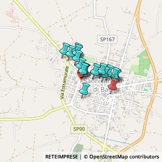 Mappa Via A.Manzoni, 70028 Sannicandro di Bari BA, Italia (0.274)