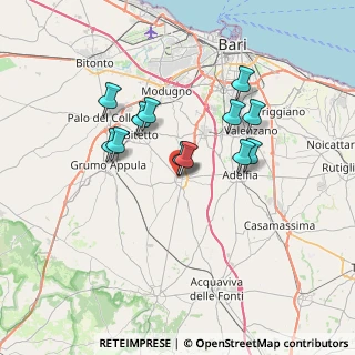 Mappa Via A.Manzoni, 70028 Sannicandro di Bari BA, Italia (6.27667)
