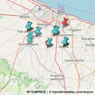 Mappa Via Salvo D'Acquisto, 70028 Sannicandro di Bari BA, Italia (6.673)