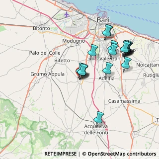 Mappa Via Salvo D'Acquisto, 70028 Sannicandro di Bari BA, Italia (8.2715)