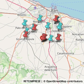 Mappa Via Salvo D'Acquisto, 70028 Sannicandro di Bari BA, Italia (5.7665)