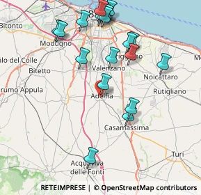 Mappa Via Luigi Pirandello, 70010 Adelfia BA, Italia (9.459)