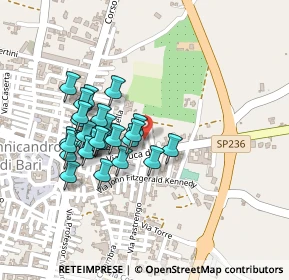 Mappa Via Thomas Alva Edison, 70028 Sannicandro di Bari BA, Italia (0.1963)