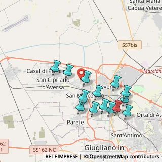 Mappa Via Niccolò Paganini, 81030 Villa di Briano CE, Italia (4.015)