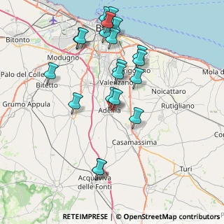 Mappa Via Gioacchino Rossini, 70010 Adelfia BA, Italia (8.7395)