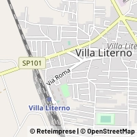 Map Villa Literno