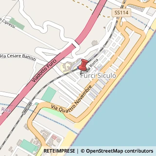 Mappa Via Roma, 44, 98023 Furci Siculo, Messina (Sicilia)