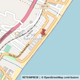 Mappa Via c.colombo 2, 98023 Furci Siculo, Messina (Sicilia)