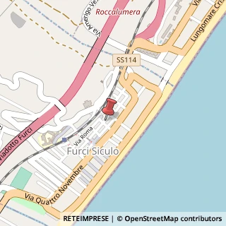 Mappa Via Venezia, 3, 98023 Furci Siculo, Messina (Sicilia)