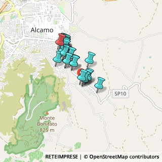 Mappa Via per Camporeale, 91011 Alcamo TP, Italia (0.71111)