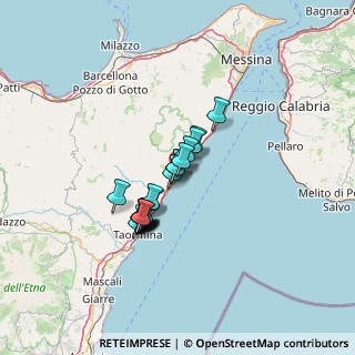 Mappa Lungomare Amerigo Vespucci, 98023 Furci Siculo ME, Italia (10.2855)