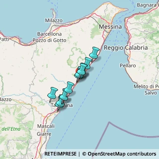 Mappa Lungomare Amerigo Vespucci, 98023 Furci Siculo ME, Italia (9.54583)