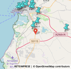 Mappa Via Marsala - Ss115 Km 7+105, 91027 Paceco TP, Italia (5.81727)