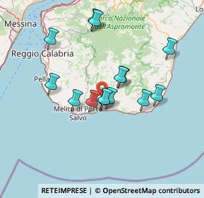 Mappa 89030 Condofuri RC, Italia (13.54286)