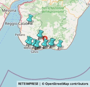 Mappa 89030 Condofuri RC, Italia (9.09786)