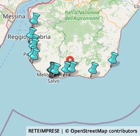 Mappa 89030 Condofuri RC, Italia (14.85063)