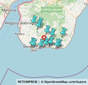 Mappa 89030 Condofuri RC, Italia (9.45286)