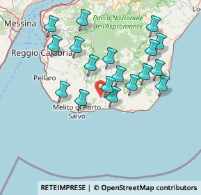 Mappa 89030 Condofuri RC, Italia (15.50333)