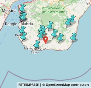 Mappa 89030 Condofuri RC, Italia (16.395)