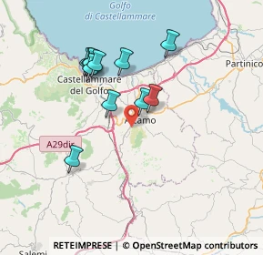 Mappa Via Francesco Bonura, 91011 Alcamo TP, Italia (7.21091)