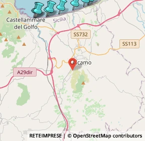 Mappa Via Francesco Bonura, 91011 Alcamo TP, Italia (7.90833)
