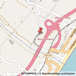 Mappa Via Amerigo Vespucci, 98027 Roccalumera ME, Italia, 98027 Roccalumera, Messina (Sicilia)