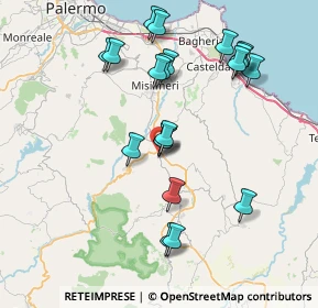 Mappa Via Roma, 90030 Bolognetta PA, Italia (8.6195)