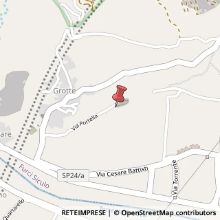 Mappa Via Portella, 88, 98023 Furci Siculo, Messina (Sicilia)