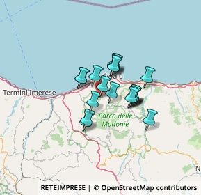 Mappa Contrada Costa Mendola, 90010 Gratteri PA, Italia (9.496)