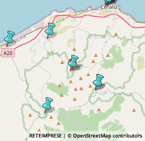 Mappa Contrada Costa Mendola, 90010 Gratteri PA, Italia (6.46545)