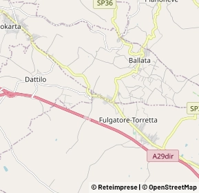 Mappa Via Cap. A. Rizzo, 91100 Fulgatore TP, Italia (1.79091)