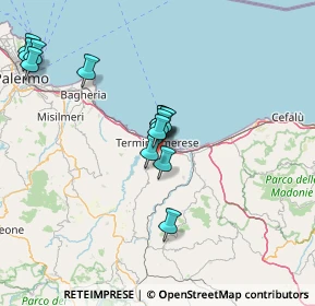 Mappa SP121, 90018 Termini Imerese PA, Italia (14.48)