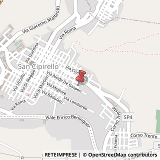 Mappa Via Sorgente, 1, 90040 San Cipirello, Palermo (Sicilia)