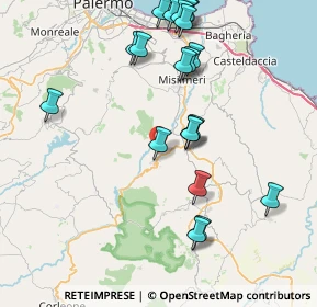 Mappa Via Juan Salque, 90035 Marineo PA, Italia (9.588)