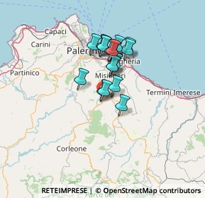 Mappa Via Juan Salque, 90035 Marineo PA, Italia (10.6825)