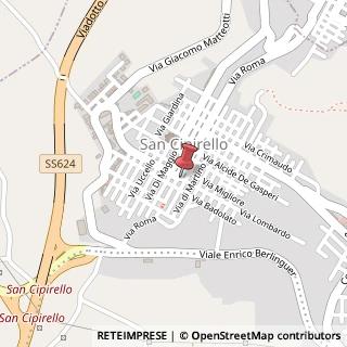 Mappa Via Roma, 285, 90040 San Cipirello, Palermo (Sicilia)