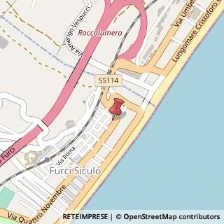 Mappa Via IV Novembre, 44, 98023 Furci Siculo, Messina (Sicilia)