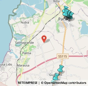Mappa Strada Pietretagliate, 91100 Pietretagliate TP (3.49818)