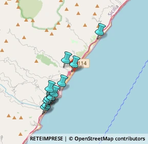 Mappa Via Casazza, 98027 Roccalumera ME, Italia (4.185)