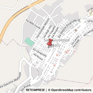 Mappa Via conte di torino 75, 90048 San Giuseppe Jato, Palermo (Sicilia)