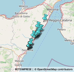 Mappa Via Mazzullo, 98027 Roccalumera ME, Italia (8.2525)