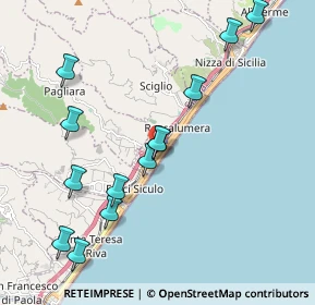 Mappa Via Mazzullo, 98027 Roccalumera ME, Italia (2.42846)