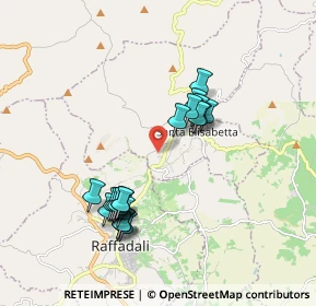 Mappa CONTRADA MERCERI, 92020 Santa Elisabetta AG, Italia (1.9285)