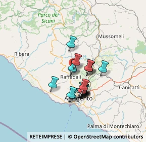 Mappa CONTRADA MERCERI, 92020 Santa Elisabetta AG, Italia (10.799)