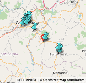 Mappa Via Monaca, 94016 Pietraperzia EN, Italia (8.7285)