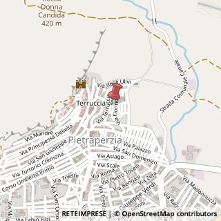 Mappa Via Serpe, 28, 94016 Pietraperzia, Enna (Sicilia)