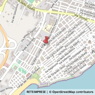 Mappa Via Presidente Kennedy, 53/b, 97016 Pozzallo, Ragusa (Sicilia)