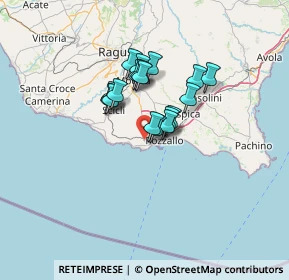 Mappa Zona ind.le modica pozzallo contrada fargione, 97016 Pozzallo RG, Italia (10.34056)